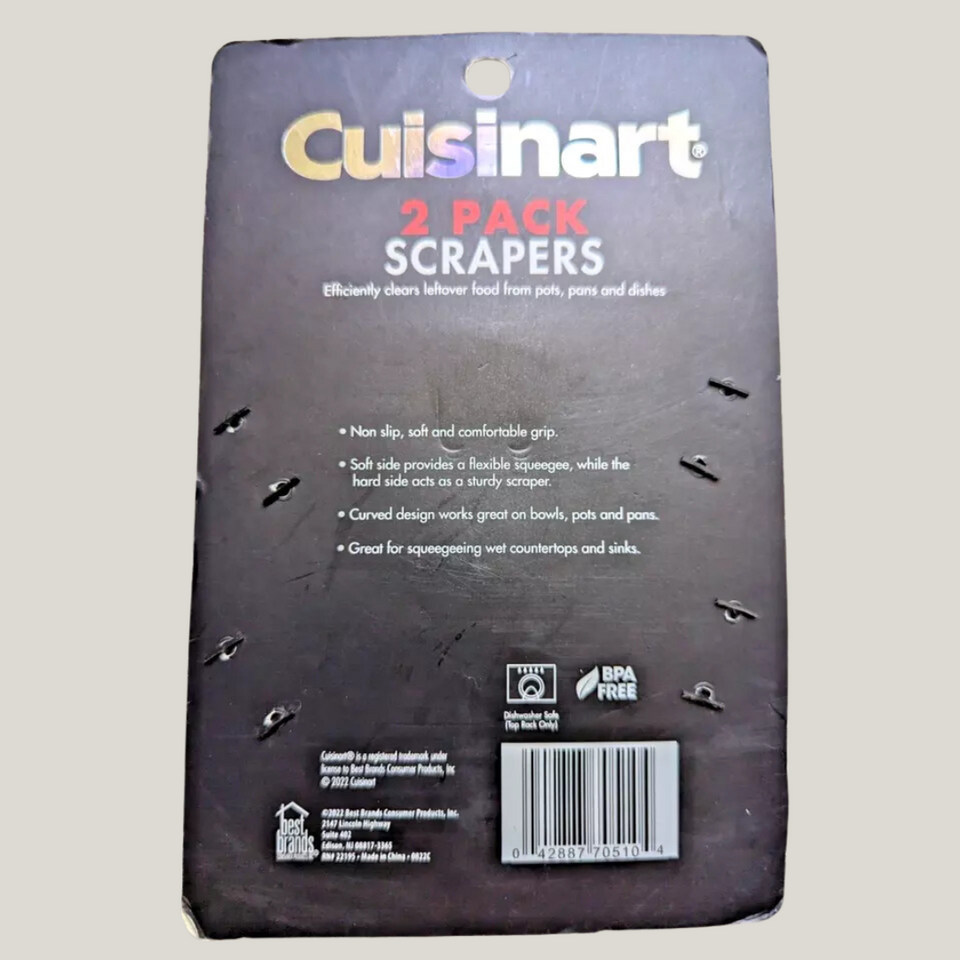 Cuisinart Mejor Raspador de Sartén Ever Sartén, Raspador de Plato