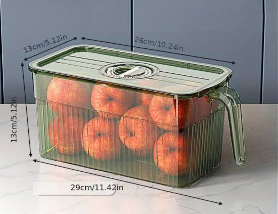 Caja de almacenamiento organizador multiusos para refrigerador