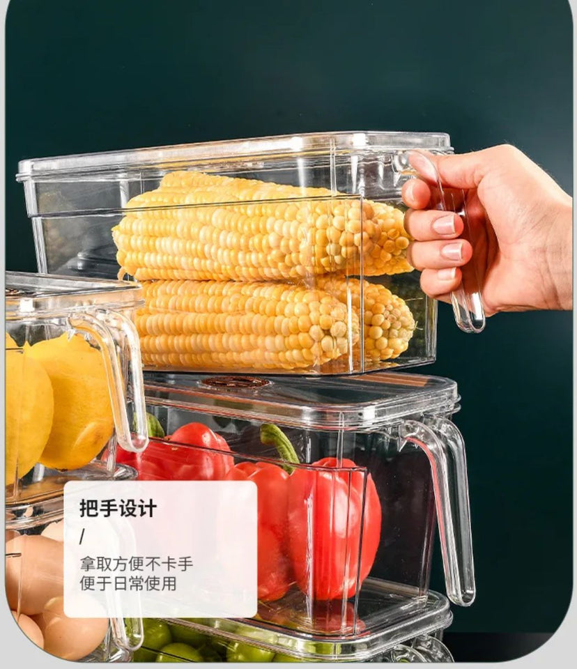 Caja de almacenamiento organizador multiusos para refrigerador